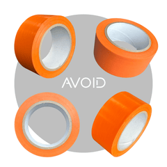 AVOID® - Extra Sterke PVC Tape - 5cm x 25m - Avoid