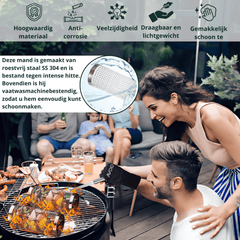 AVOID® - Grillmand BBQ - Set Van 2 - Verkrijgbaar in 2 Maten - Avoid