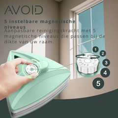 AVOID® - Magnetische Raamwasser - 30MM - Avoid