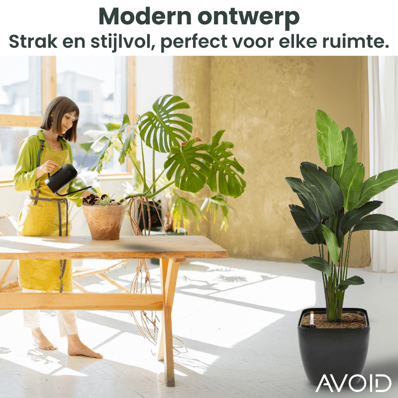 AVOID® - Slimme Bloempot - Met Wielen - Oslo Collectie - L - Avoid