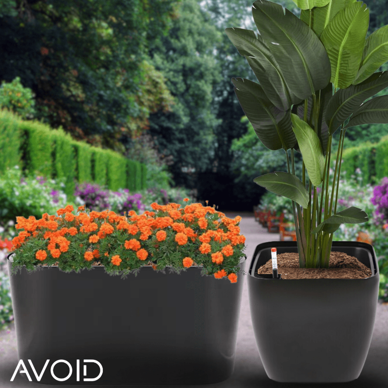 AVOID® - Slimme Bloempot - Met Wielen - Oslo Collectie - L - Avoid