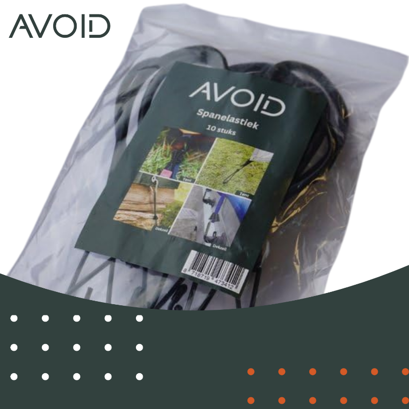 AVOID® - Spanelastiek - Verkrijgbaar in 2 Aantallen - Avoid