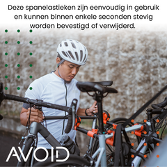 AVOID® - Spanelastiek - Verkrijgbaar in 2 Aantallen - Avoid