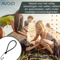 AVOID® - Spanelastiek - Verkrijgbaar in 2 Aantallen - Avoid