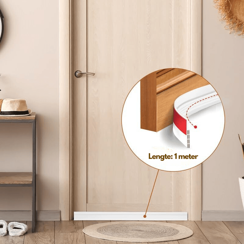 AVOID® - Tochtstopper - 100cm x 5 cm - Verkrijgbaar in 3 Kleuren - Avoid