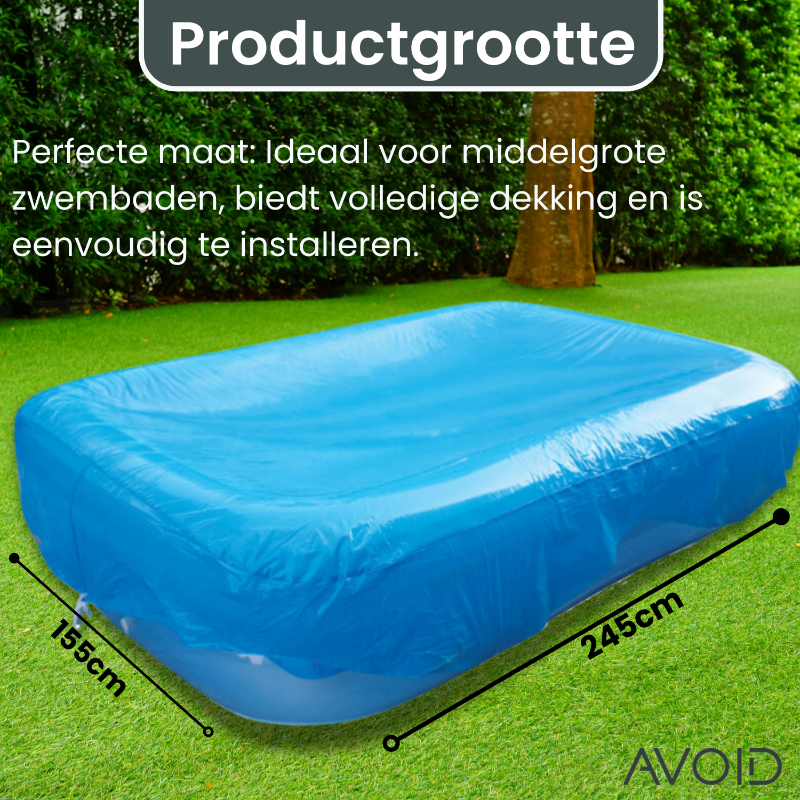 AVOID® - Zwembad Afdekzeil - Verkrijgbaar in 2 Maten - Avoid