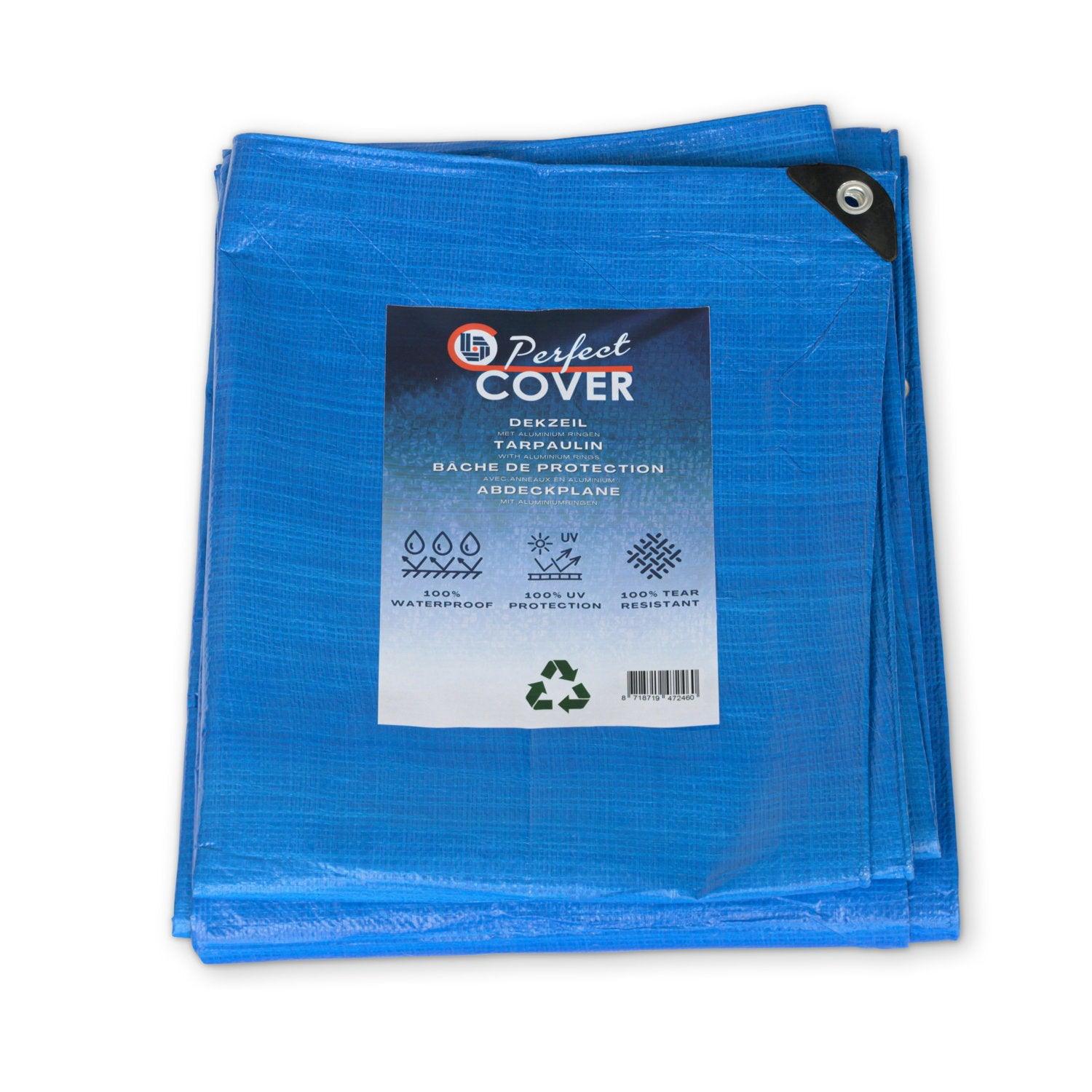Perfect Cover® Afdekzeil - 12x15m - Strong - Verkrijgbaar in 5 Kleuren - Avoid