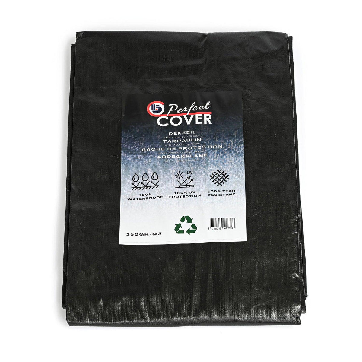 Perfect Cover® Afdekzeil - 12x15m - Strong - Verkrijgbaar in 5 Kleuren - Avoid