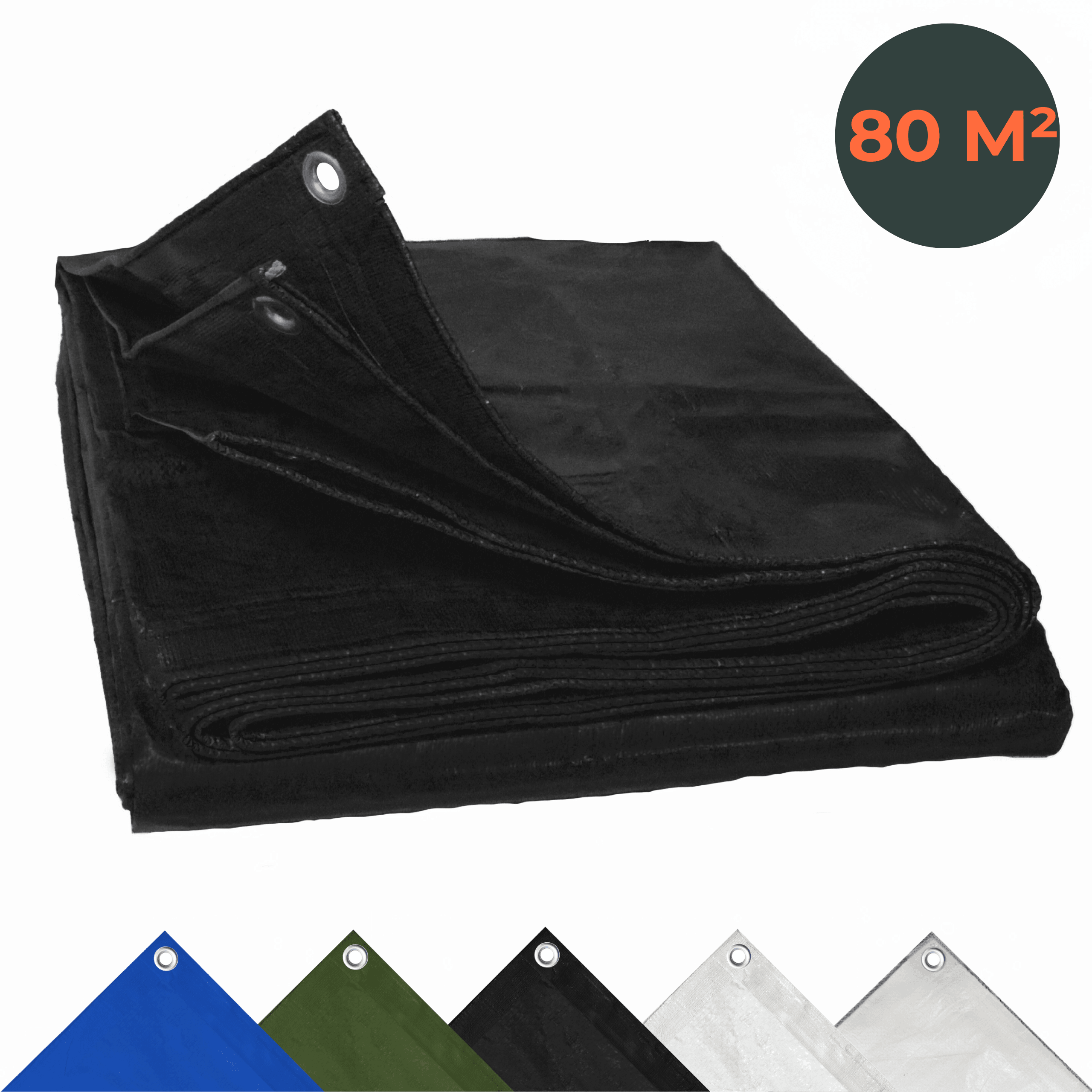 Perfect Cover® Afdekzeil - 8x10m - Strong - Verkrijgbaar in 5 Kleuren - Avoid
